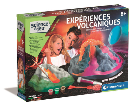 Expériences volcaniques - Clementoni - Science & Jeu - Jeux Scientifiques
