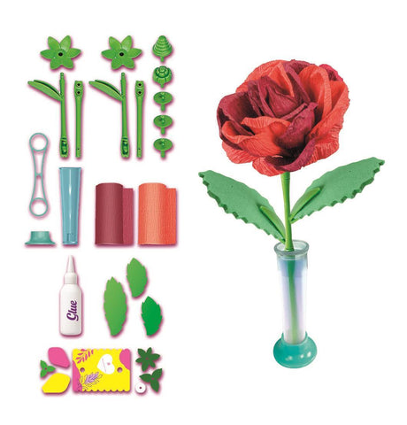 CLEMENTONI - Crée tes fleurs - Rose