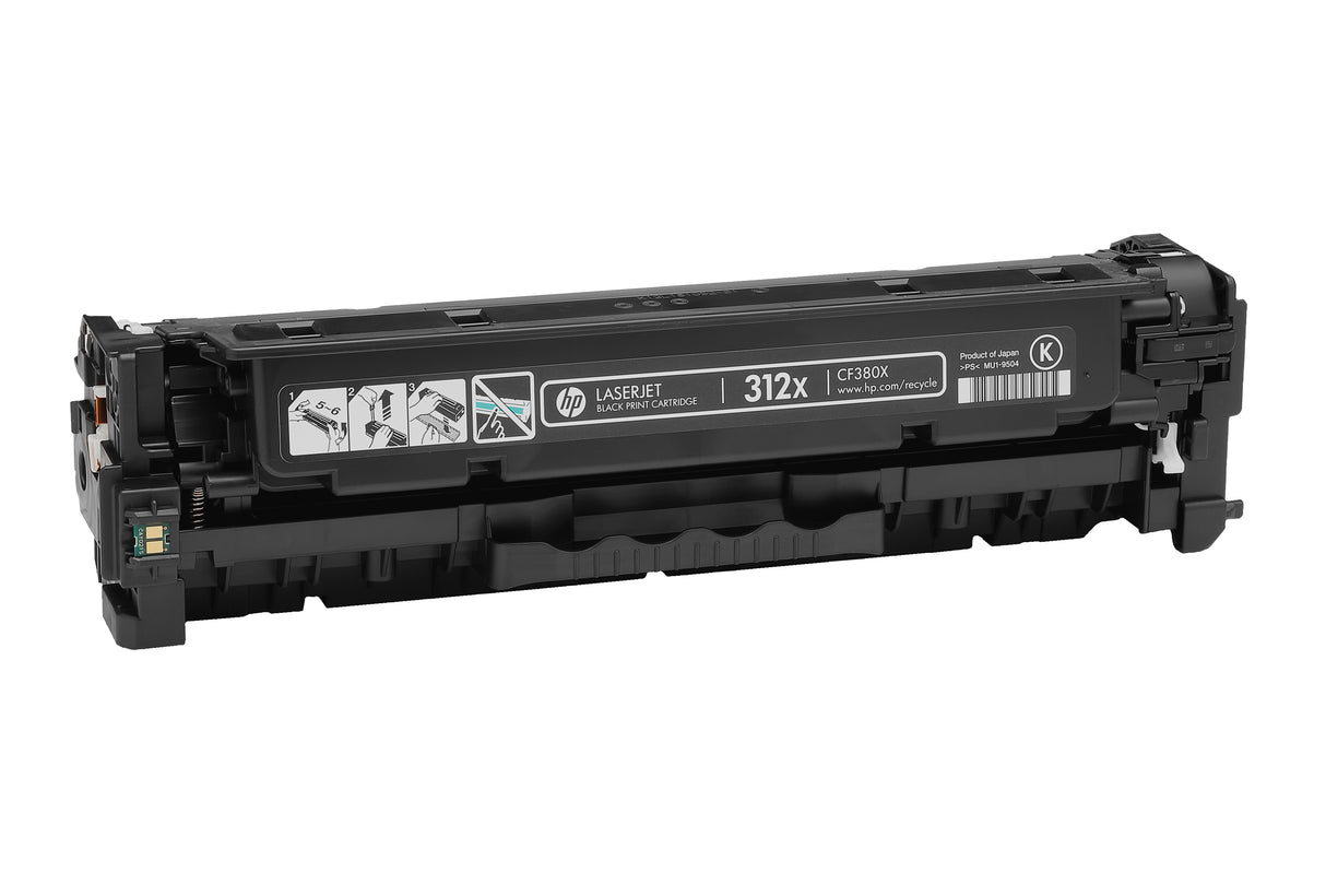Cartouche de toner HP 312X - Noir - 4400 pages - pour Color LaserJet Pro MFP M476