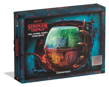 Stranger Things - Terrarium - Clementoni - Création Maison de Vecna et le monde a l'envers - Des 8ans