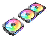 Lot de 3 Ventilateurs de boitier Cougar Apolar RGB - 12cm (Noir)