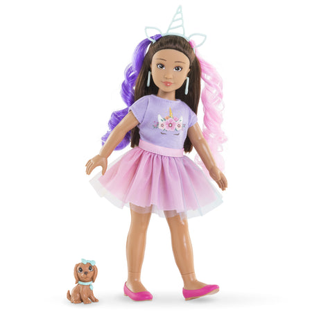 Poupée mannequin - COROLLE - Luna Licorne - 28 cm - 4 accessoires - Mixte