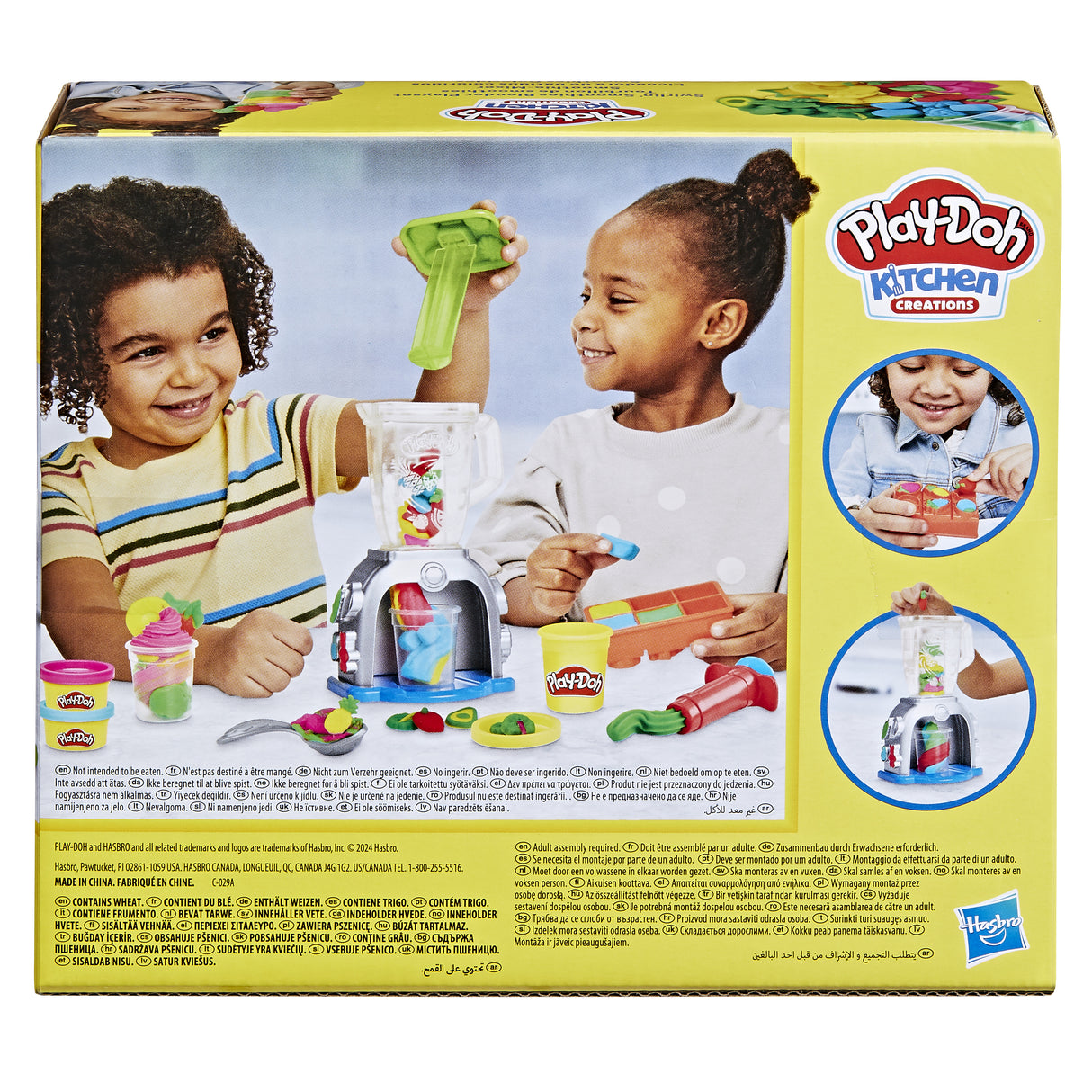 Play-Doh, Tourbillon de smoothies, jouet de cuisine factice avec pâte a modeler, loisirs créatifs pour enfants, Des 3 ans