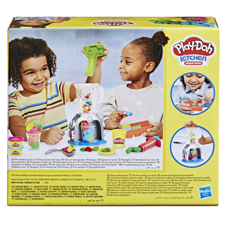 Play-Doh, Tourbillon de smoothies, jouet de cuisine factice avec pâte a modeler, loisirs créatifs pour enfants, Des 3 ans