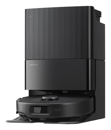 ROBOROCK QREVO 5AE - Aspirateur Robot Laveur avec Station - Puissance 12000 Pa - Serpillieres FlexiArm - Double Anti-emmelement