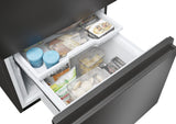 Réfrigérateur combiné - HAIER - 3D 60 Series 5 HTW5618ENPT - Classe E - 360 L - 185 x 59,5 x 66,7 cm - Noir