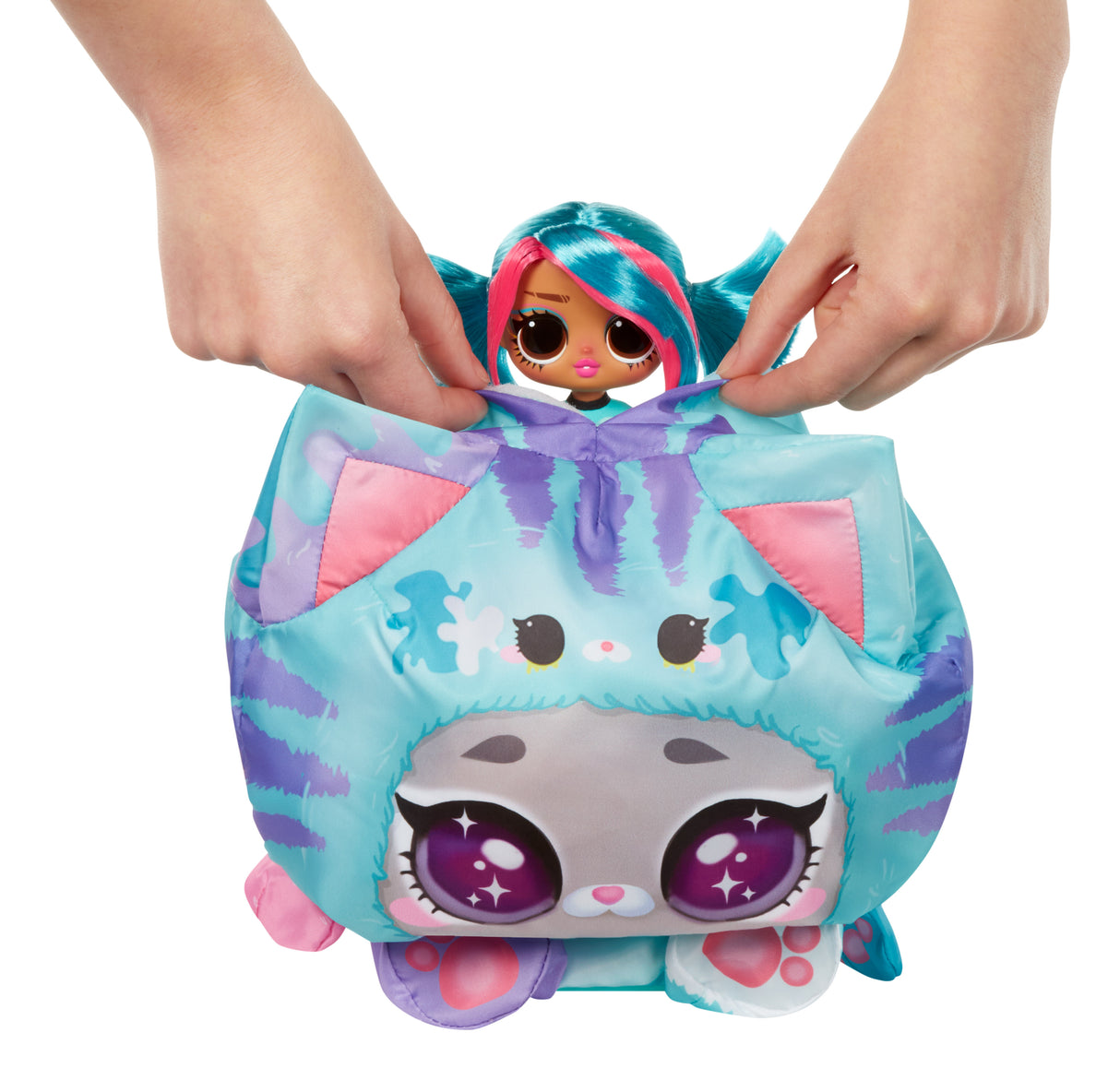 L.O.L. Surprise - Poupée Tweens Costume - Emma Emo - Poupée de 17cm + animal gonflable - Surprise a découvrir
