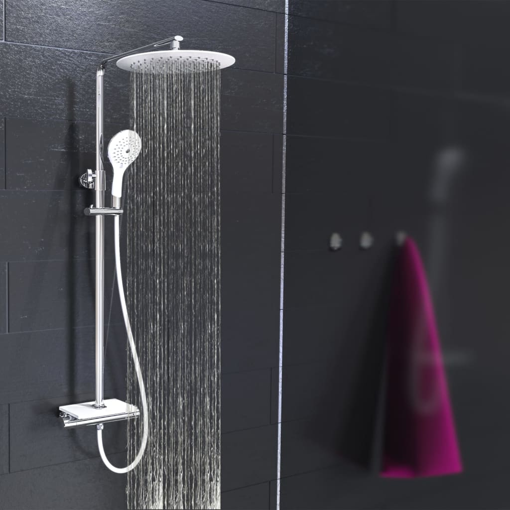 EISL Ensemble de douche de tête et mitigeur thermostatique GRANDE VITA