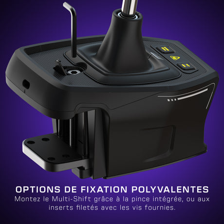 Levier de vitesse et frein a main universel - TURTLE BEACH - TBS-0001-05 - VelocityOne™ Multi-Shift - Noir