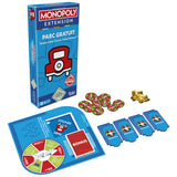 Monopoly Extension Parc gratuit, rend le jeu Monopoly classique plus amusant et plus rapide, 2 a 6 joueurs, 40 minutes, jeux de plat