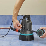 Pompe d'évacuation pour eaux claires 9000 - GARDENA - 9030-20 - 300W - Démarrage/arret automatiques