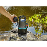 GARDENA Pompe d'évacuation eaux chargées 9000 – 300W – Débit max 9000l/h & pression max 0.6bar – Extension garantie 5 ans (9040-20)