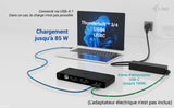 Station d'accueil portable USB-C 3.1 I-Tec Universal Dual 4K (Noir)