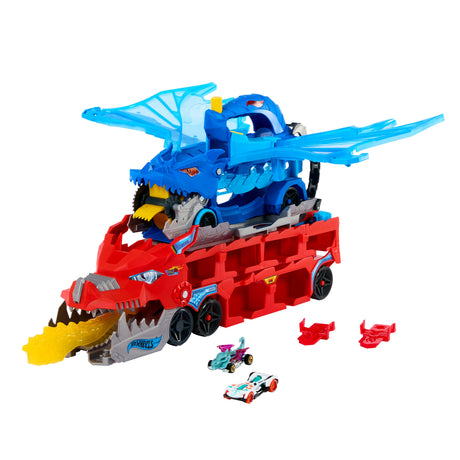 Hot Wheels - Transporteur 2 en 1 Dragons Hot Wheels City - Hot Wheels - JBM72