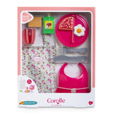 Accessoires poupon - COROLLE - Grand Coffret Repas - Pour poupon 36 et 42 cm - 11 accessoires - Des 2 ans