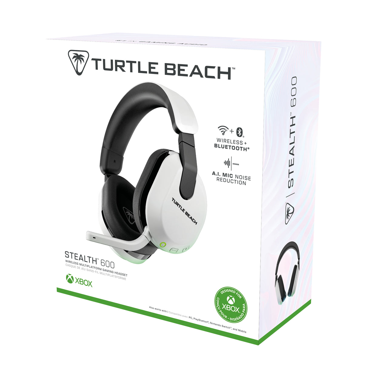 Casque de gaming multi-plateforme sans fil - TURTLE BEACH - Stealth™ 600 XB (Gen 3) - Blanc