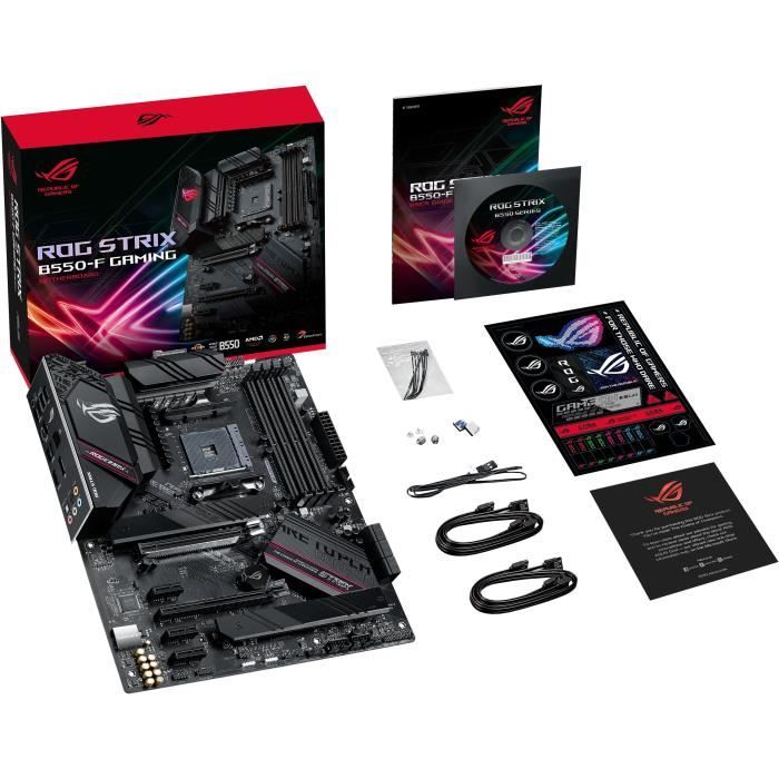 Carte mere - ASUS - ROG STRIX B550-F GAMING - AMD B550 - Emplacement AM4 ATX