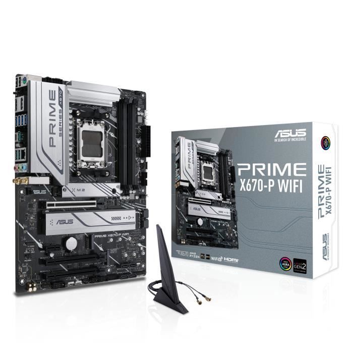 ASUS PRIME X670-P WIFI Carte mere Socket AM5 AMD X670