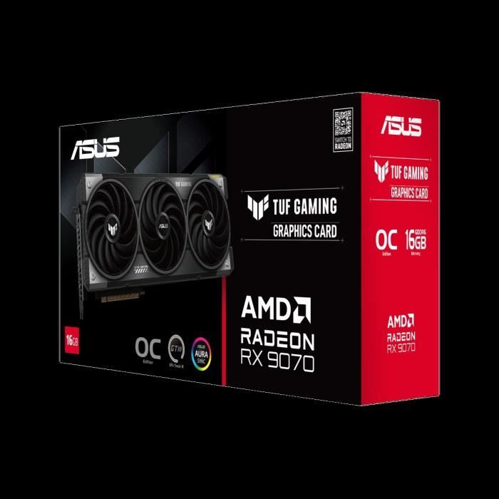 Carte graphique - ASUS - TUF-RX9070-O16G-GAMING