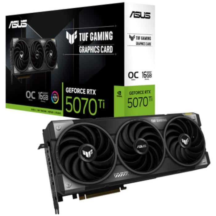 Carte graphique - ASUS - TUF-RTX5070TI-O16G-GAMING