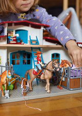 Centre équestre modulable de Lakeside pour chevaux, coffret figurines avec 115 éléments, Schleich 42567 Horse Club