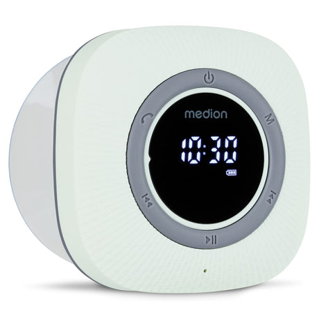 Radio de Douche - MEDION - FM - Bluetooth - IPX6 - Ventouse de fixation - Vert