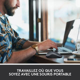 Souris - Sans fil - Logitech - M185 - Gris - Ambidextre