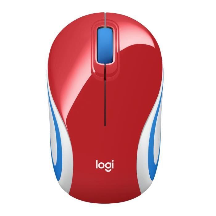 Mini Mouse - Wireless - Logitech - M187 - Optical - Red