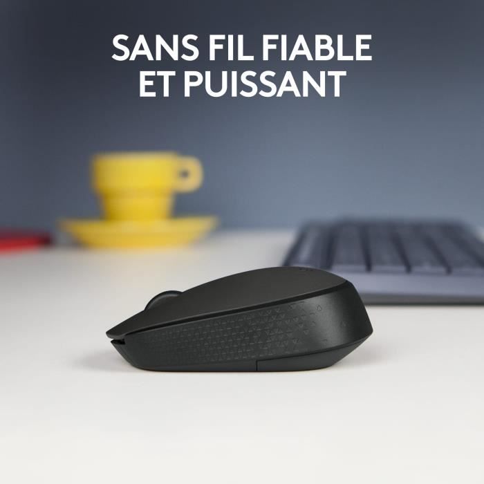Souris - Sans Fil - Logitech - M171 - Noir - Ambidextre