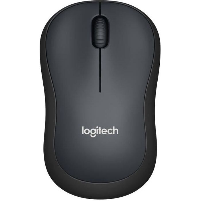 Mouse - Wireless - Logitech - M220 Silent - Silent - Black