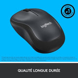 Souris - Sans Fil - Logitech - M220 Silent - Silencieuse - Noir