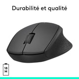 Souris - Sans fil - Logitech - M330 Silent Plus - Noir - Silencieuse