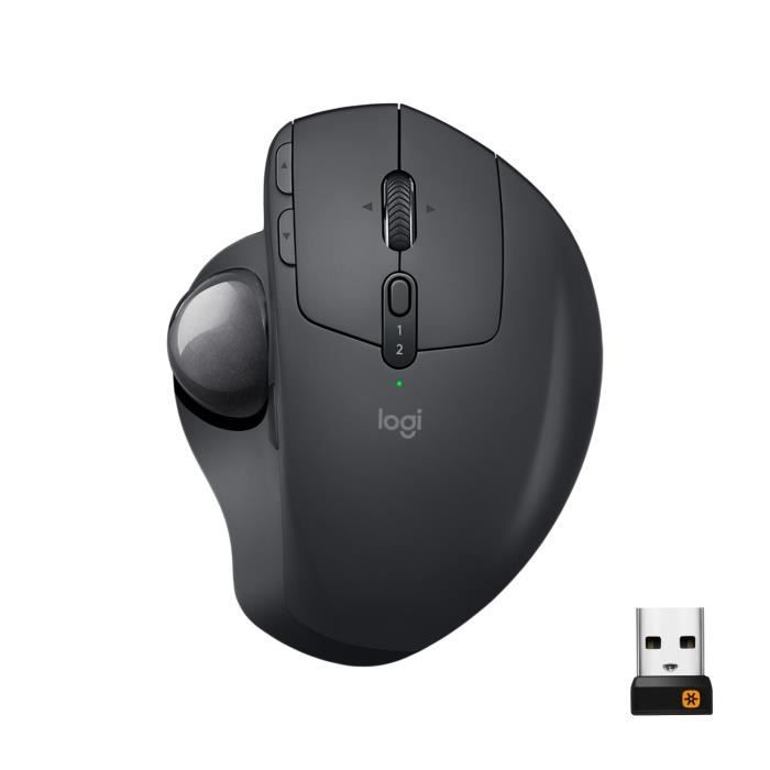 Ergonomic mouse - Wireless - Logitech - MX Ergo - Graphite