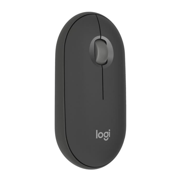 Souris Logitech Pebble Mouse 2 M350s souris fine sans fil Bluetooth, portable, légere - Graphite