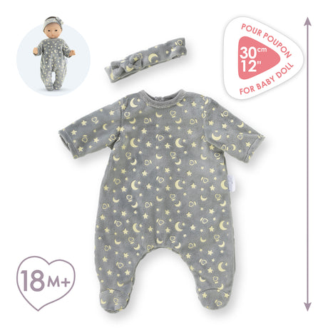 Pyjama - Corolle - Brille dans la Nuit - 30 cm - Doux - Phosphorescent