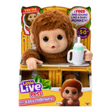 Mon Bébé Singe - MOOSE TOYS - LITTLE LIVE PETS - Singe interactif avec accessoires