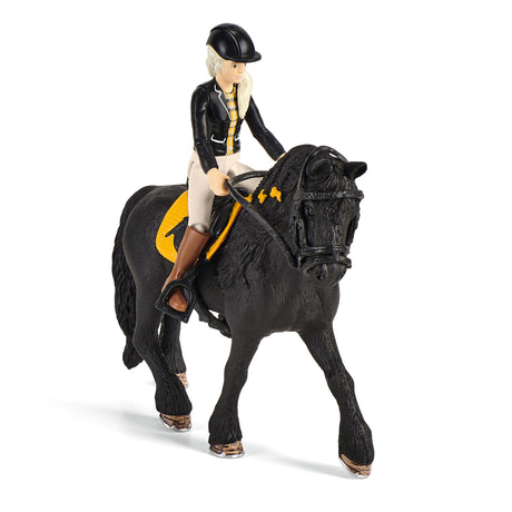 Box avec Tori et Princess, Extension pour écurie schleich avec 26 éléments inclus dont 1 cheval schleich, coffret figurines pour