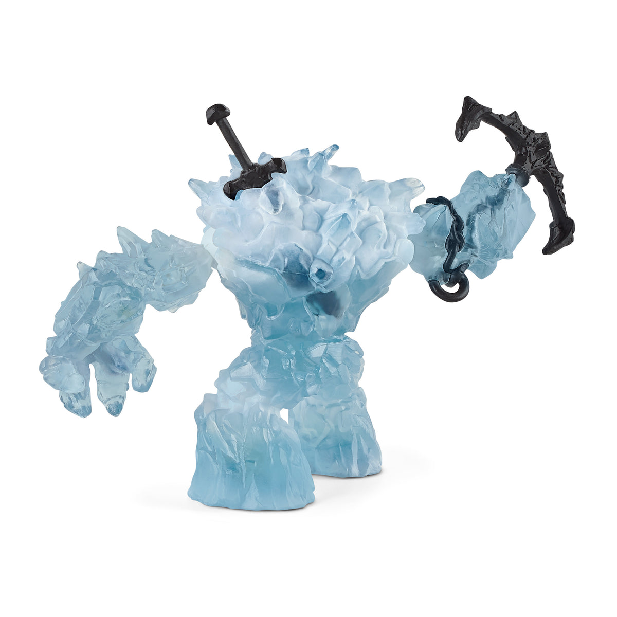 Géant des neiges, Monstre avec Arme, Figurine d'Action schlecih Tres Durable, des 7 ans, schleich 70146 Eldrador