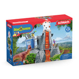 Expédition au grand Volcan, 1 figurine de chercheuse et 2 jouets dinosaures, Pour enfants des 5 ans, Schleich 42564 DINOSAURS