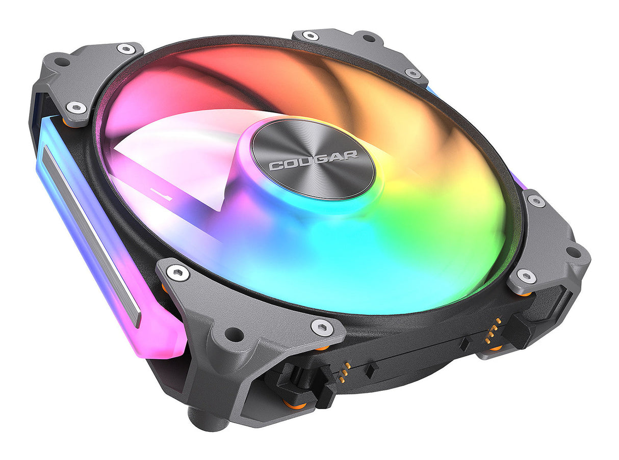 Lot de 3 Ventilateurs de boitier Cougar Apolar RGB - 12cm (Noir)