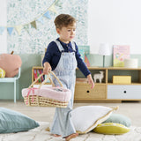 Accessoires poupons - COROLLE - Ensemble Couffin Peluche Rose - pour poupons 36 et 42 cm - des 3 ans