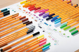 Stylo-feutre Stabilo Fineliner Pointe fine (Rouge)