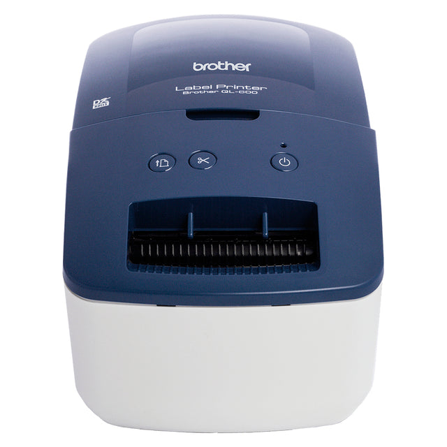 Imprimante d'étiquettes - BROTHER - QL-600 - Professionnelle bleue - Idéale petite entreprise et travail a domicile