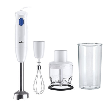 Mixeur plongeant - BRAUN - MultiQuick 1 MQ10.202M - 450 W - 1 vitesse - Blanc