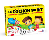 LE COCHON QUI RIT - PAR 4 - Jeu de société - DUJARDIN - Rassemblez votre cochon en lançant les dés dans ce jeu familial !