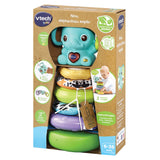 VTECH BABY - Play Green - Nino, Éléphanteau Empilo 3 en 1 (Plastique Bio Sourcé)