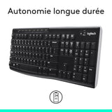 Clavier - Sans fil - Logitech - K270 - AZERTY - Noir