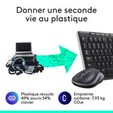 Ensemble clavier et souris - Logitech combo clavier et souris sans fil - MK270 - Windows