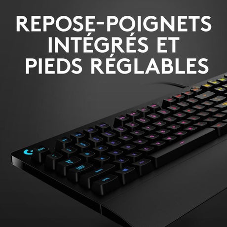 Clavier gamer - Filaire - Logitech G - G213 Prodigy - AZERTY - USB - Noir