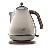 Bouilloire électrique Icona Vintage - DELONGHI - KBOV 2001.BG - 1.7 L - Résistance cachée en inox
